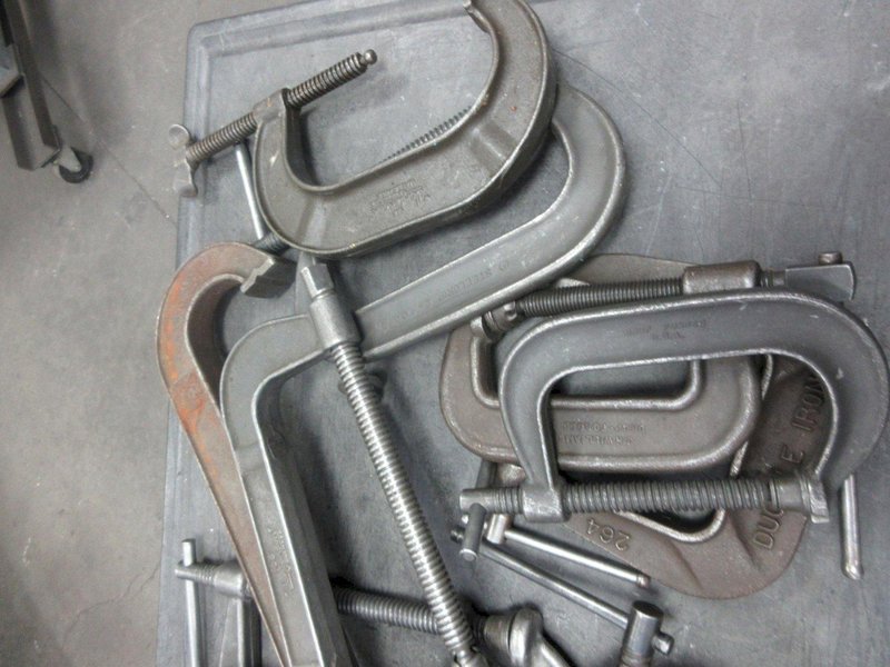 Large Variety of C-Clamps- Auction Item