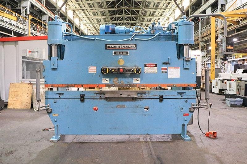 100 Ton x 10 ft. Niagara Hydraulic Press Brake Model HBM100-8-10
