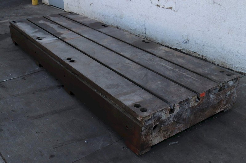 144&#039; X 48&#039; WIDE X 12-1/2&#039; THICK T SLOTTED FLOOR PLATE; STOCK #73253