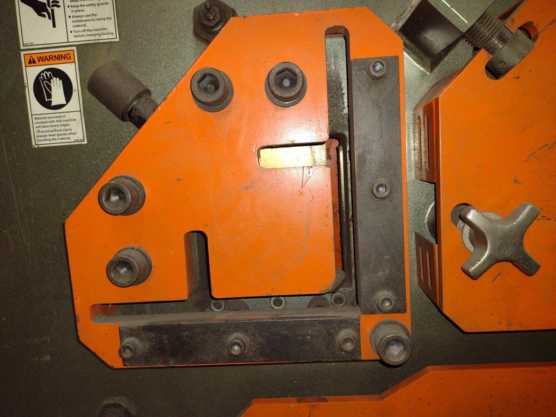 135 TON SPARTAN MODEL #IW135DX HYDRAULIC IRONWORKER: YOBRO #24716