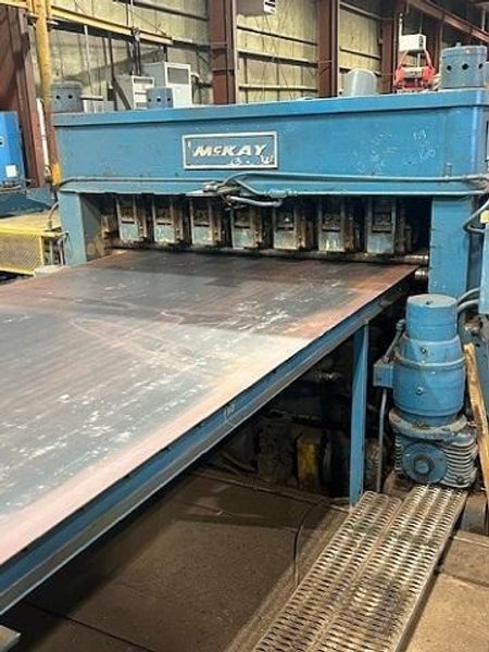 72" x .375" x 50,000# CAUFFIEL/MCKAY CUT TO LENGTH LINE