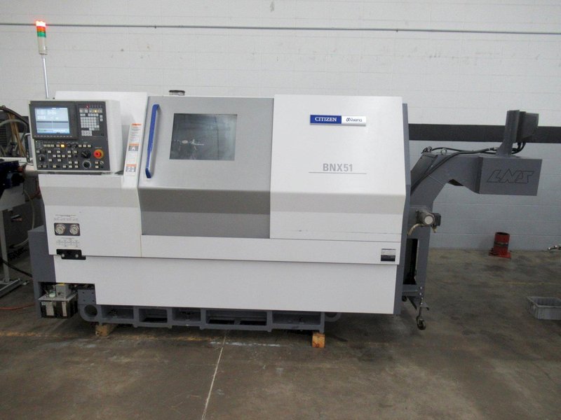 Miyano BNX-51MSY CNC Turning Center with Live Milling, Y-Axis, Sub Spindle, Bar Feed, Chip Conveyor (2017)