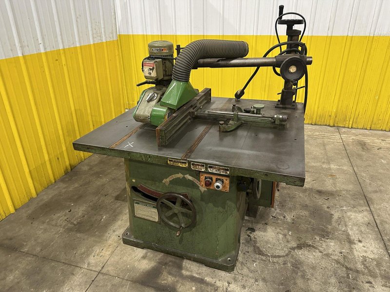 NORTHFIELD #4 POWERED TABLE SAW WITH MOTORIZED FEED ROLLS: STOCK #23080