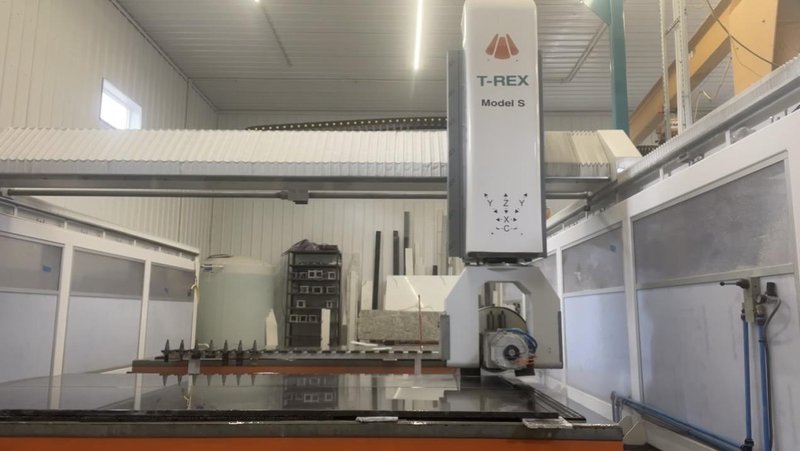 Poseidon TRex model S Dual Table CNC Fabrication Center, 2022 – Jib Crane, Water Filtration System