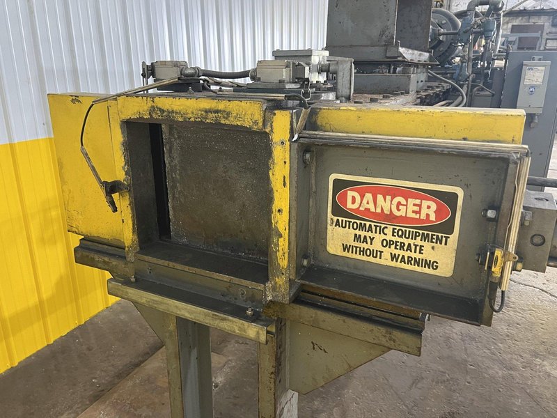 12&quot; X 12&quot; LOGEMANN MODEL #1212 HYDRAULIC SCRAP METAL BALER / BRIQUETTER: STOCK #11504