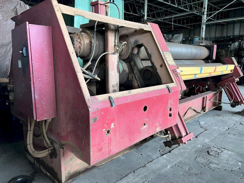 10' X 1" MONTGOMERY MODEL #4R-120100 4-ROLL HYDRAULIC PLATE BENDING ROLL: STOCK 17021