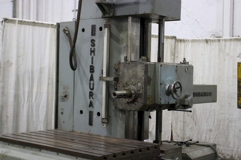 3-1/2&quot; SHIBAURA MODEL #BFT9 HORIZONTAL TABLE TYPE BORING MILL: STOCK #53154
