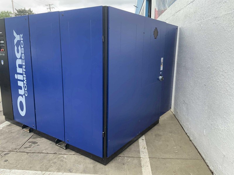 150 HP QUINCY MODEL QGV 150 ROTARY SPEED AIR COMPRESSOR: STOCK #80222