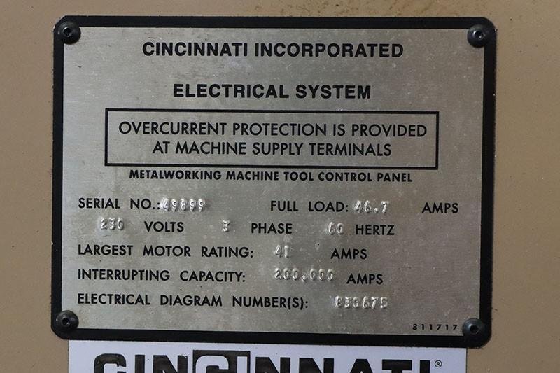 CINCINNATI 135CBIIX8 HYDRUALIC PRESS BRAKE
