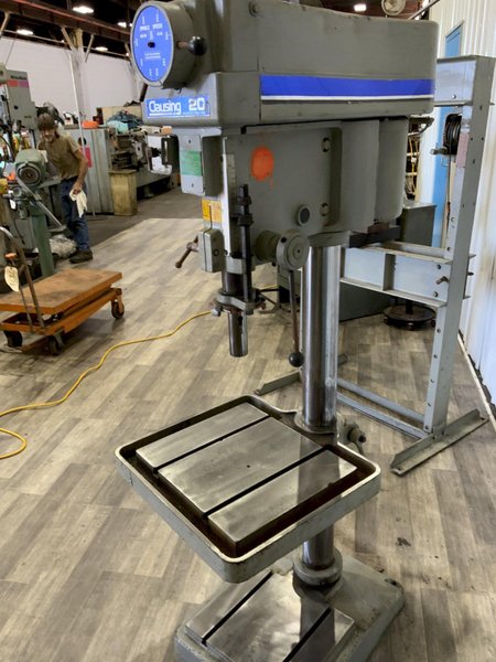 20" CLAUSING MODEL 2277 SINGLE SPINDLE DRILL: STOCK #81484