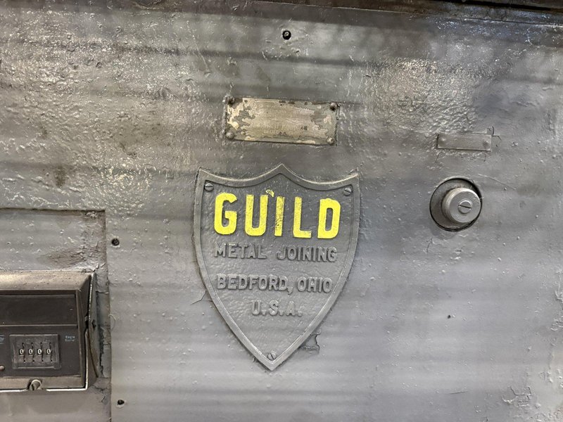16" GUILD MODEL #ZIPMASTER COIL END WELDER WITH MILLER WELDER: YOBRO #24316