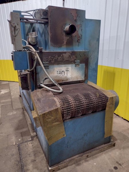 12&quot; x 33&quot; PASS-THROUGH WIRE MESH BELT TEMPER OVEN: STOCK #16262