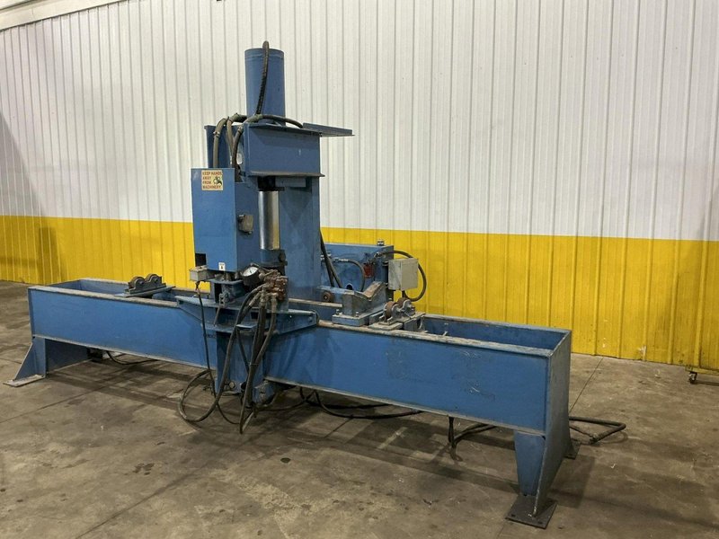 200 TON X 15' JAVELINA TRAVELING HEAD ROLLING FRAME HYDRAULIC STRAIGHTENING PRESS: YOBRO #25136
