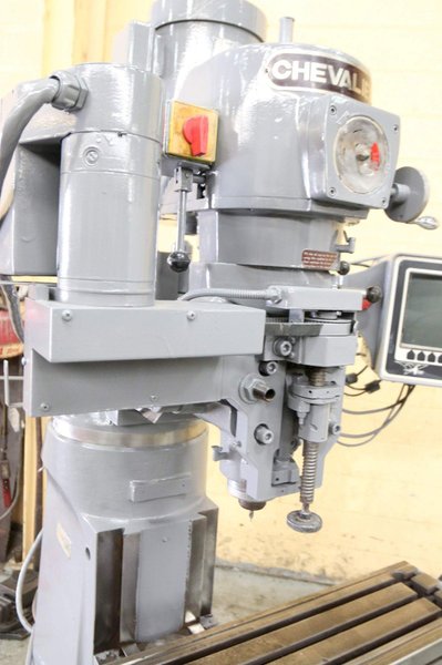 3 HP CHEVALIER VERTICAL MILL WITH CNC PROTO TRAK CONTROLS: STK 67709