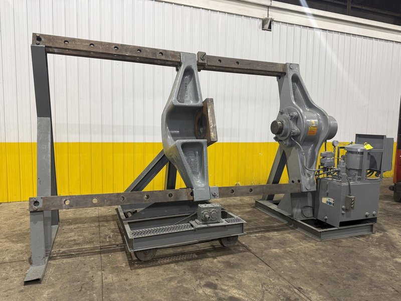 400 TON RODGERS  MODEL #1F400D-7214 HYDRAULIC HORIZONTAL INCLINED WHEEL PRESS: YOBRO 24526