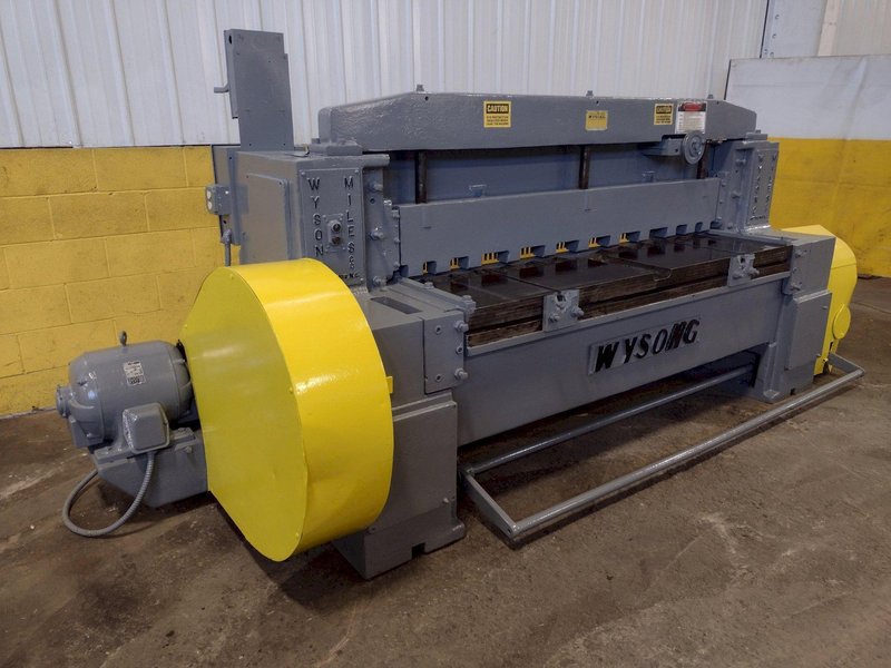 72" X 3/16" WYSONG MODEL #772 POWER SQUARING SHEAR: STOCK #16928