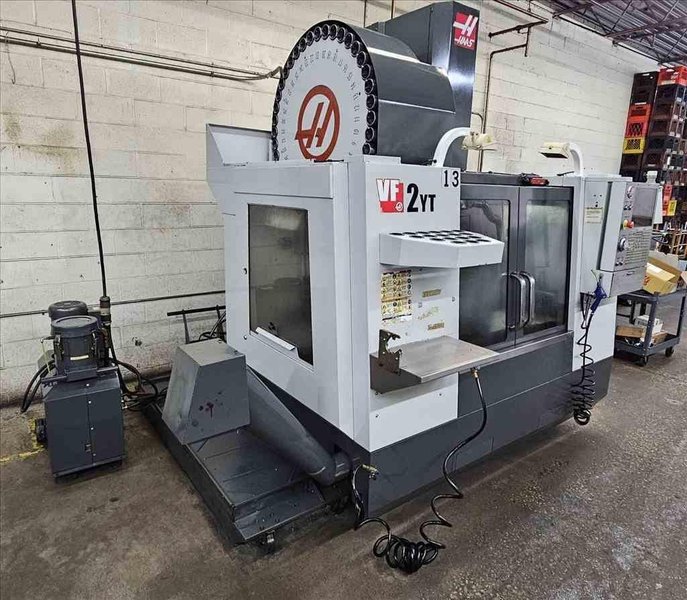 Haas VF-2YT VMC, 2015 – TSC, Chip Auger, 40 ATC