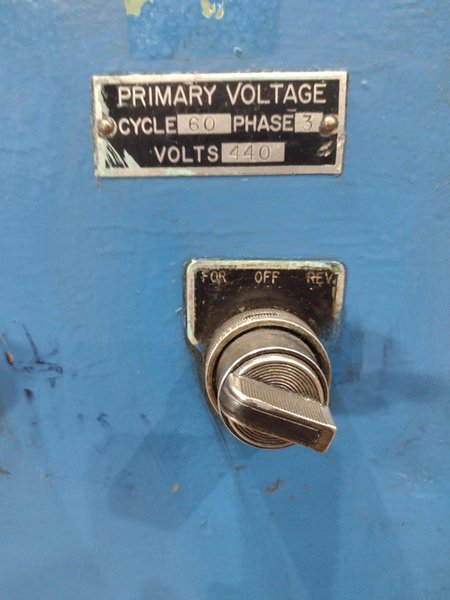 24" COOPER WEYMOUTH 7 ROLL MOTORIZED POWERED COIL STRIP STRAIGHTENER: STOCK #23702