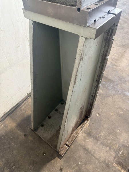 20" WIDE X 48" TALL X 24" DEEP T-SLOTTED ANGLE PLATE SET. STOCK # 0222926