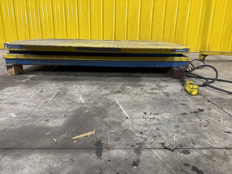 2,500 LBS 48" X 58" BISHAMON ELECTRIC PLATFORM LIFT TABLE: STOCK #23434