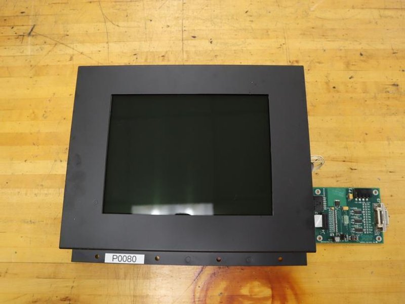 Used Haas Sharp LQ10D421 LCD 10.4" Screen Upgrade with Haas 65-3410 LCD Differential Line Receiver Upgrade Board
