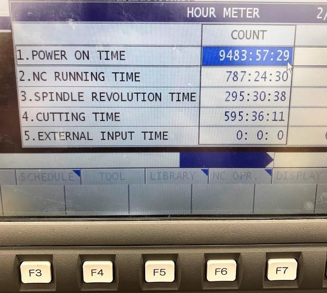 OKUMA Multus B300II CNC Multitasking Lathe, OSP-P300S, Only 595 Cutting Hours, 10K RPM, 40 ATC, 20HP, New 2014