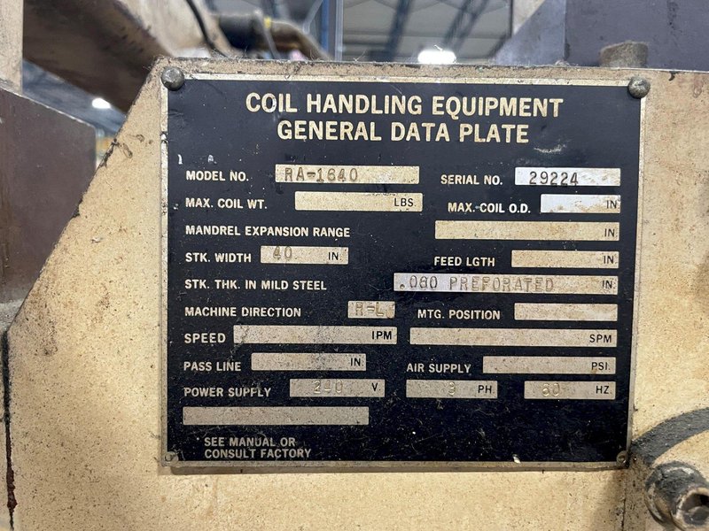 ROWE Crop Shear 40&quot; Wide x .060&quot;