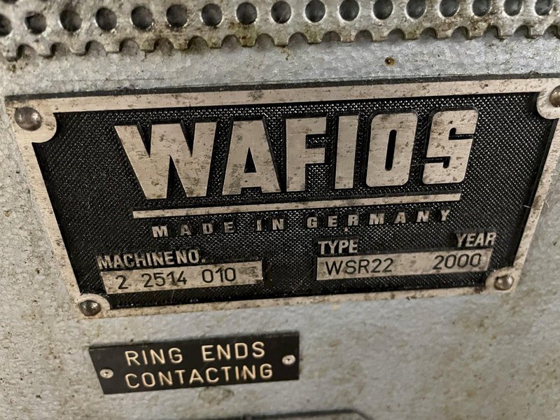 Wafios WSR 22 Ring Roller
