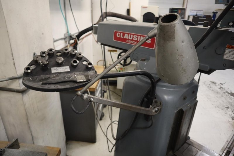 Clausing Kondia 9"x48" Knee Mill, Acu-Rite Millrite 2-Axis DRO, Quill Feed, X-Axis Servo Power Feed- Auction Item