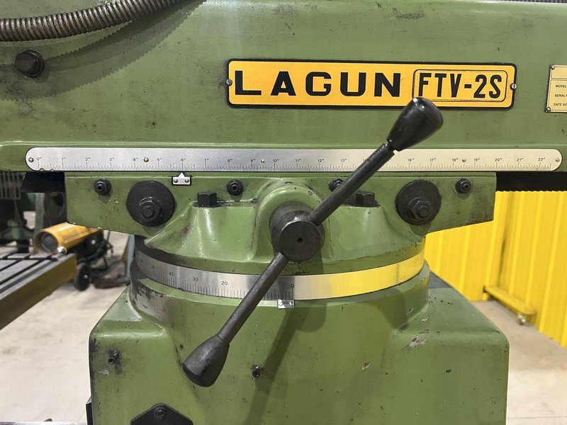 3 HP LAGUN SIRCO MODEL #FTV-2S VERTICAL RAM TYPE MILLING MACHINE MILL: STOCK #20260