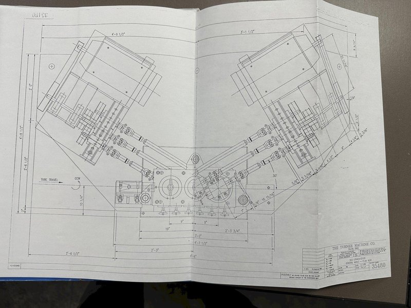2.25" X 6 ROLL MACKINTOSH-HEMPHILL / TURNER MODEL #922 TUBE &amp; BAR STRAIGHTENER: STOCK #22572