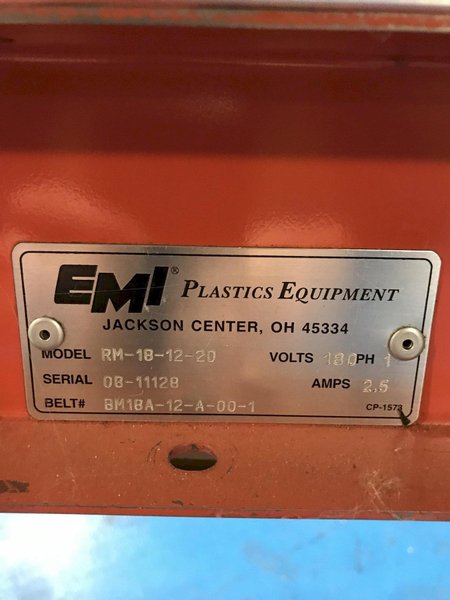 18" X 240" EMI MODEL #RM18-12-20 BELT CONVEYOR: STOCK 16163