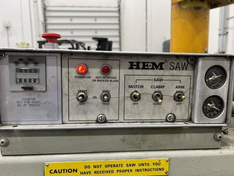 12.75" x 12.75" HEM H-90A-1 -B/F AUTOMATIC HORIZONTAL BAND SAW