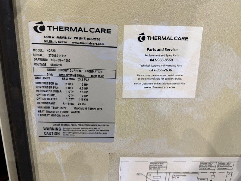 THERMAL CARE MODEL #NQA20 CHILLER: YOBRO #25374