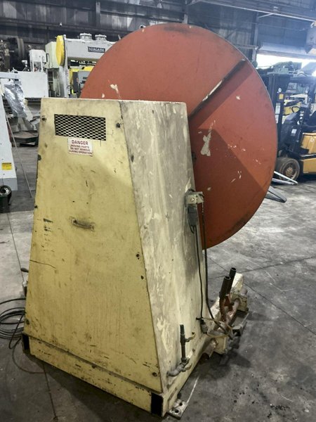 8,000 lbs. x 18" PERFECTO MOTORIZED COIL REEL UNCOILER: YOBRO #25658