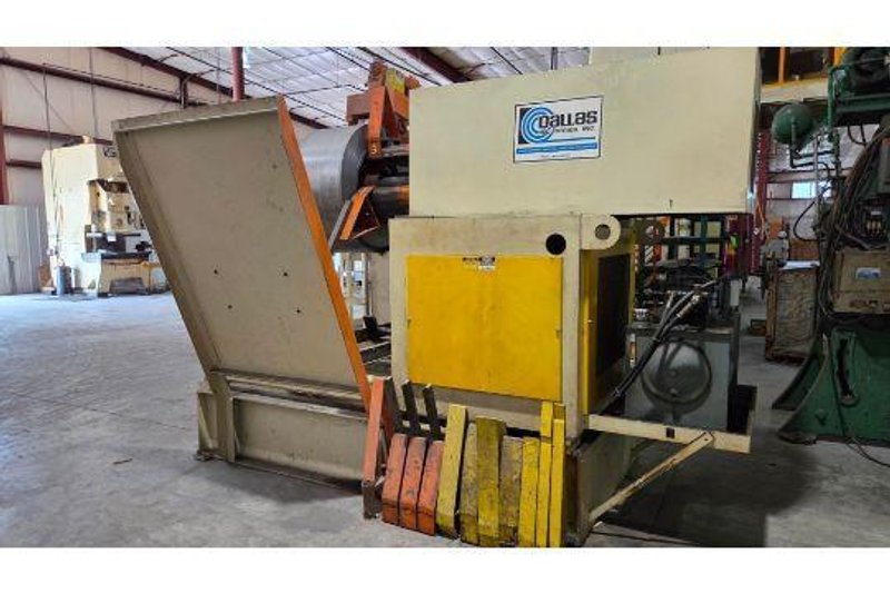 15,000 lbs. x 42&quot; Dallas Coil Reel and Dallas Powered Straightener Available For Sale!