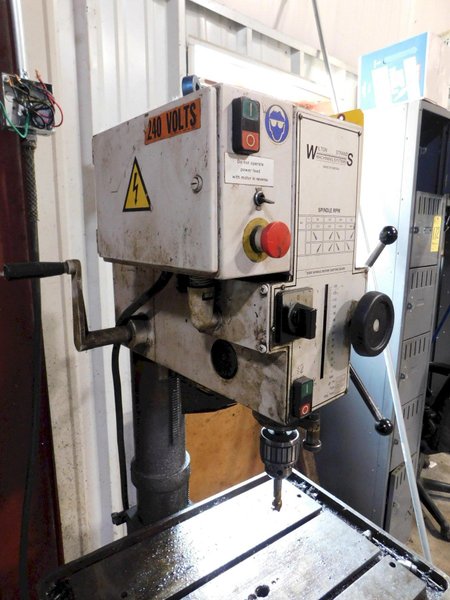 25" WILTON SOLBERGA MODEL #24513 GEARED HEAD SINGLE SPINDLE DRILL PRESS 1998 : YOBRO #25996