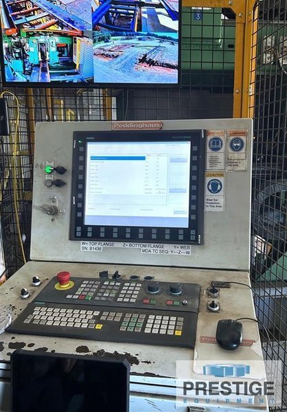 Peddinghaus PCD-1100/3C ATC Advantage 2 CNC High Speed Carbide Beam Drill &amp; Saw Line