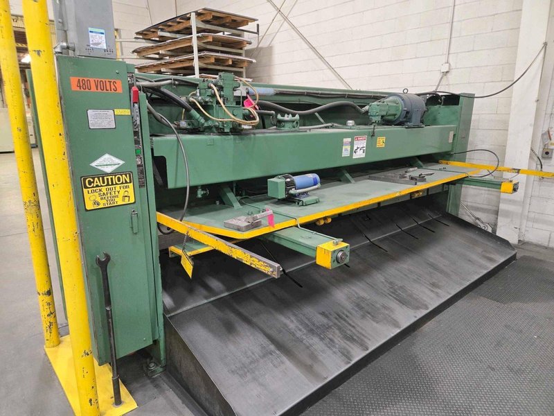 1/4″ x 12′ Cincinnati 250 Hydraulic Shear