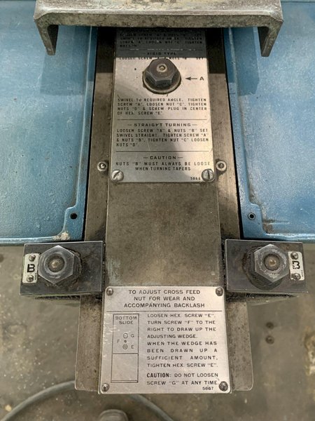 20&quot; X 54&quot; AMERICAN PACEMAKER ENGINE LATHE. STOCK # 0681224