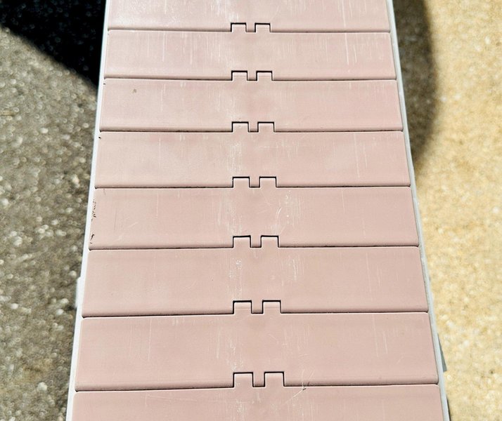 Stainless Steel  |  7.5” x 82” Flattop Belt Conveyor / Smooth Top Belt