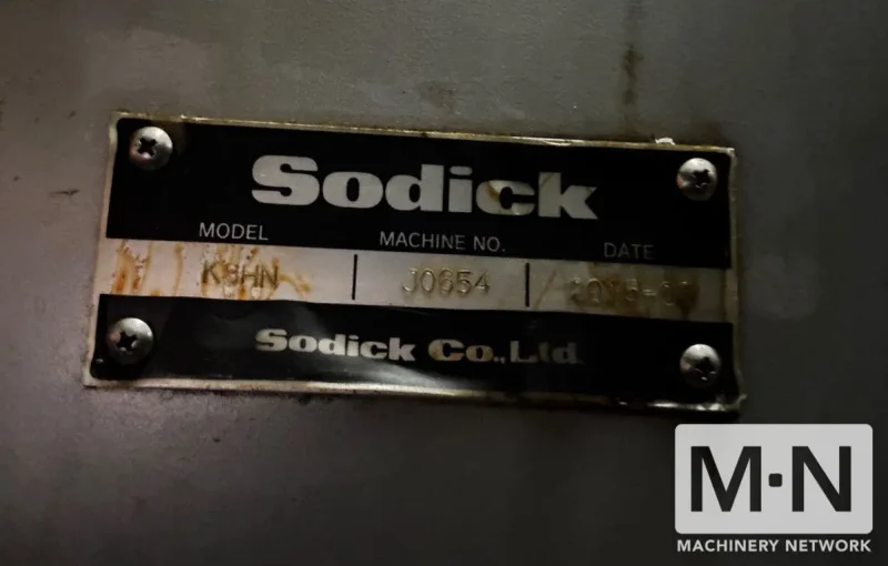 Sodick K3HN CNC EDM Drill - New 2015