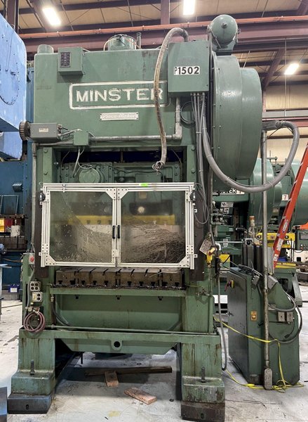 150 Ton Minster P2-150-54 Piece-Maker Highspeed Mechanical Stamping Press, Refurbished in Process