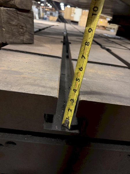 16' X 30' X 12" T-SLOTTED FLOOR PLATE. STOCK #0433326