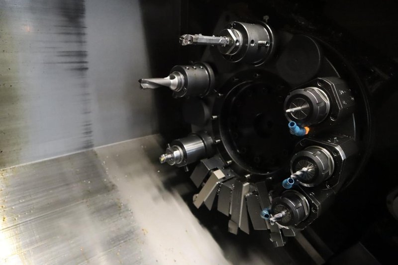 Amera Seiki T-412MC CNC Turning Center with Live Milling, 12 Station Turret, 12&quot; 3-Jaw Chuck, Tailstock, Chip Conveyor, Auto Tool Presetter- Auction Item