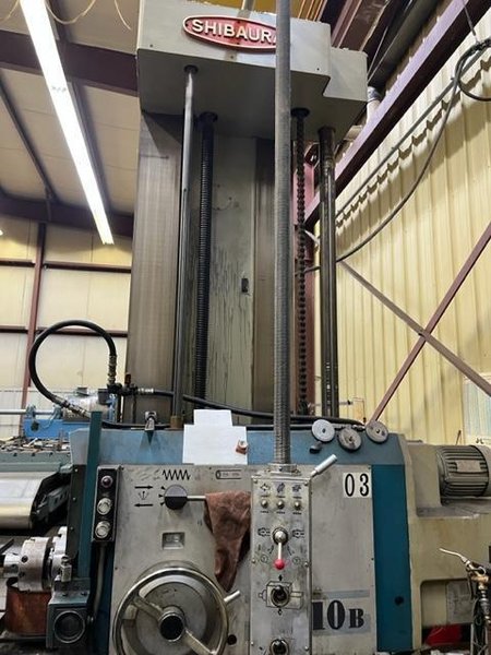 4&quot; SHIBAURA BT-10BP2 HORIZONTAL TABLE TYPE BORING MILL. STOCK #0239425
