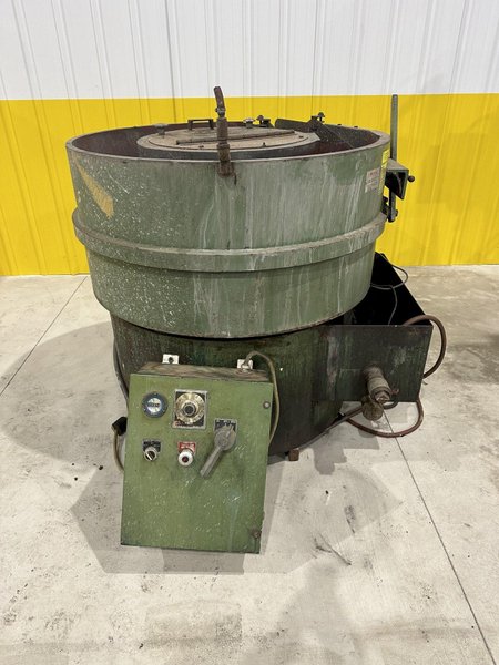 10.5 FT HAMMOND ROTOFINISH MODEL #ST-10 ROTARY BOWL VIBRATORY PARTS DEBURRING FINISHER: STOCK #20063