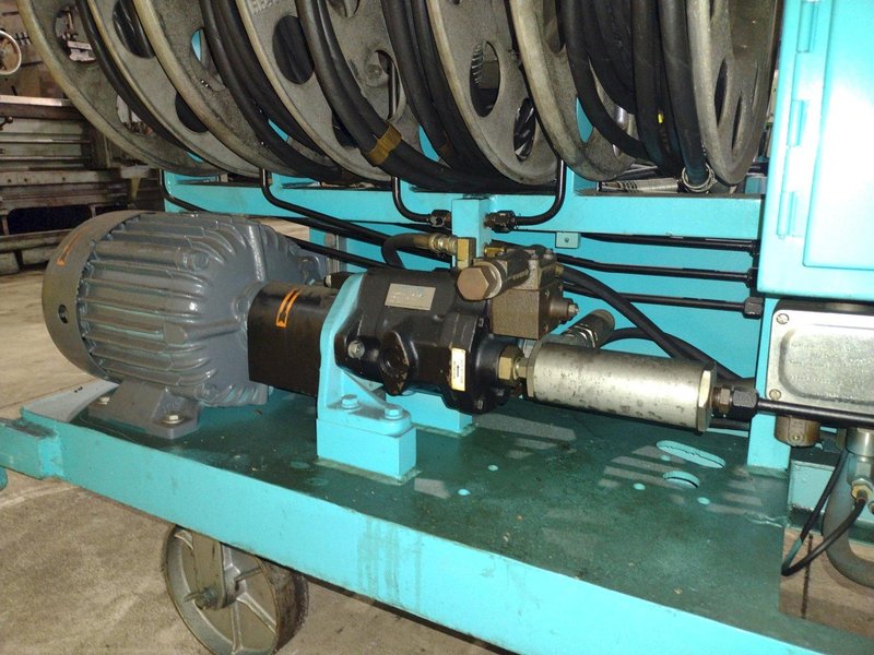 40 TON MODERN HYDRAULICS 4 CYLINDER PORTABLE HYDRAULIC DIE SETTING &amp; SEPARATING SYSTEM: STOCK #23774