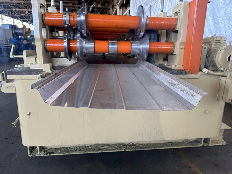 10 STAND X 3.5&quot; ARBOR X 42&quot; BRADBURY RAFTED STANDING SEAM 360/ STANDING SEAM PANEL II ROLLFORMER: STOCK #16967