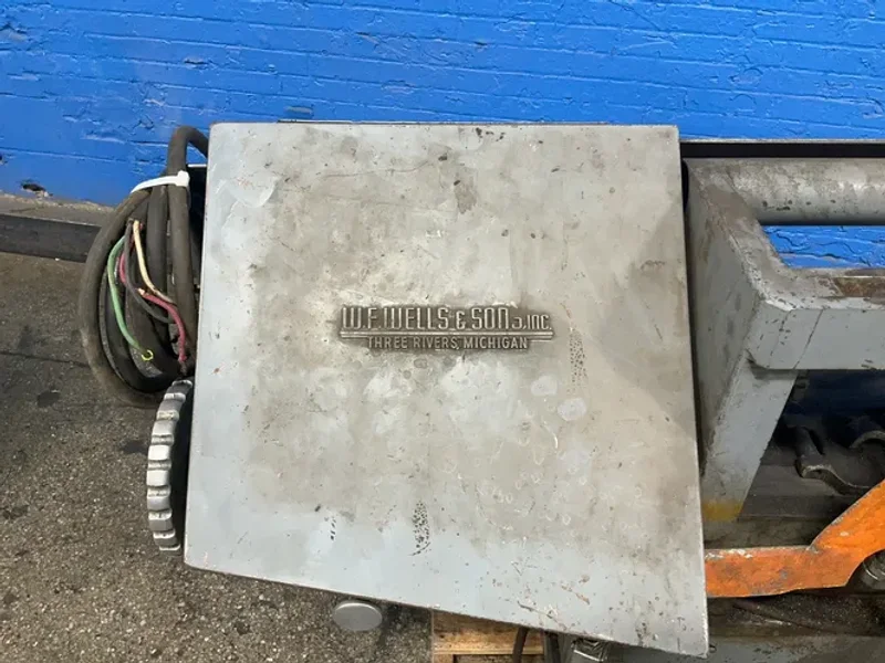 W.F. WELLS &amp; SON 9” X 26” HORIZONTAL BAND SAW